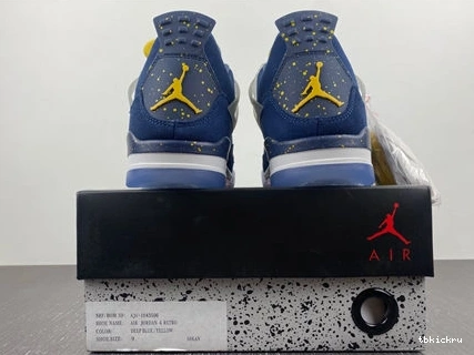 Cheap TBK Retro 3938 4 Michigan AJ4- Soft Jordan 1014